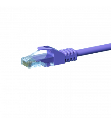 CAT5e UTP patchkabel 0,25m paars - CCA