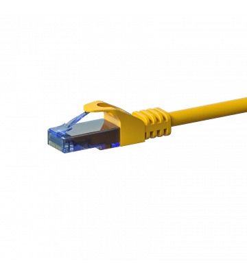 UTP CAT6a patchkabel 2m geel - 100% koper