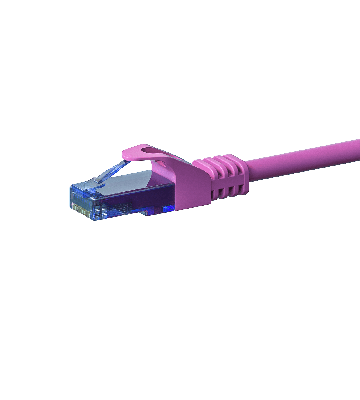 UTP CAT6a patchkabel 1,50m roze - 100% koper