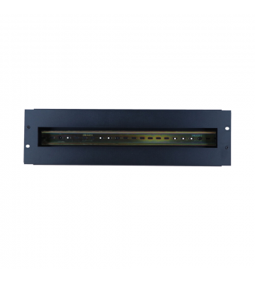 3U DIN rail switch box voor 19 inch racks - in diepte verstelbaar