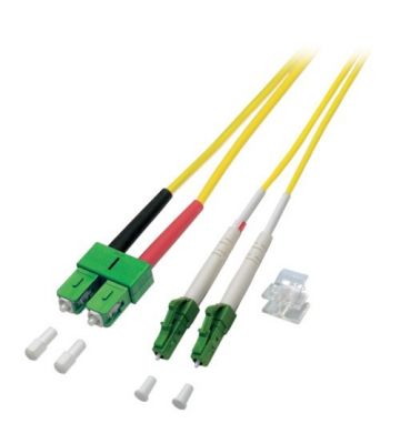 OS2 duplex glasvezel kabel LC/APC-SC/APC 2m