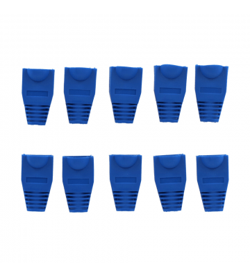 Tule blauw RJ45 set van 10
