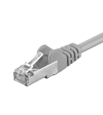 CAT5e FTP patchkabel 0,25m grijs