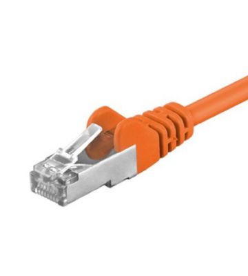 CAT5e FTP patchkabel 0,25m oranje