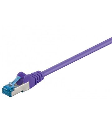 CAT6a S/FTP (PIMF) 0,50m paars