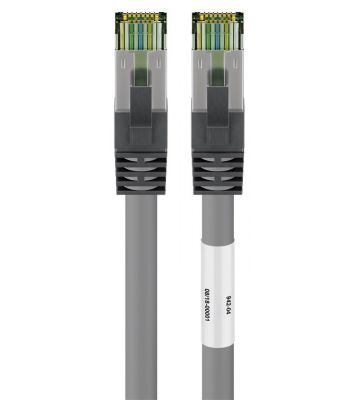 Cat8 S/FTP (PIMF) patchkabel 5m grijs