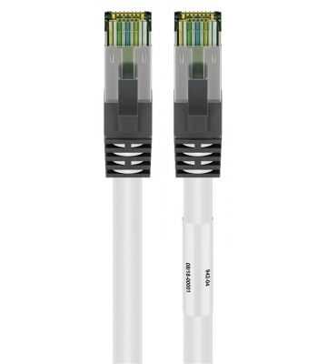 Cat8 S/FTP (PIMF) patchkabel 5m wit
