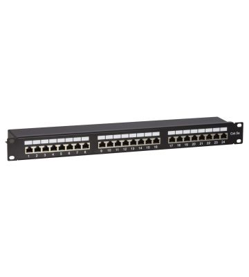 CAT5e FTP 24 poorts patchpaneel 