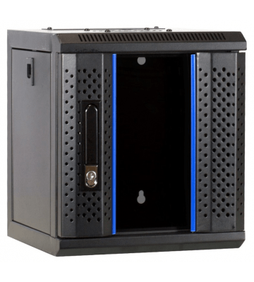 6U serverkast (10 inch) met glazen voordeur 312x310x352mm