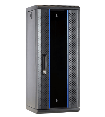 15U serverkast (10 inch) met glazen voordeur 312x310x752mm