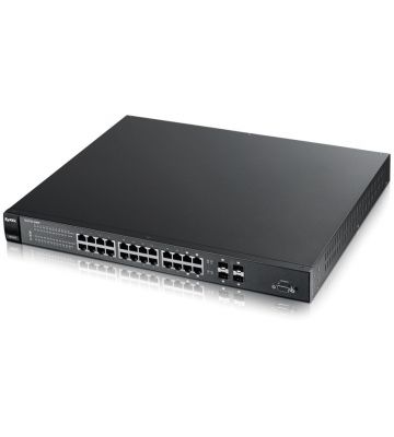 Zyxel 24-poorts GS1920 smart managed PoE+ switch