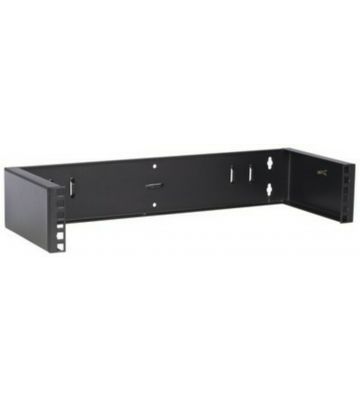 2U wall mount bracket, zonder scharnieren, 180mm diep