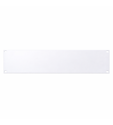 2U 19 inch afdekpaneel - wit