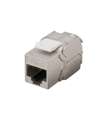 CAT8 STP Keystone Connector - Toolless