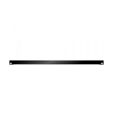 0,5U 19 inch afdekpaneel zwart