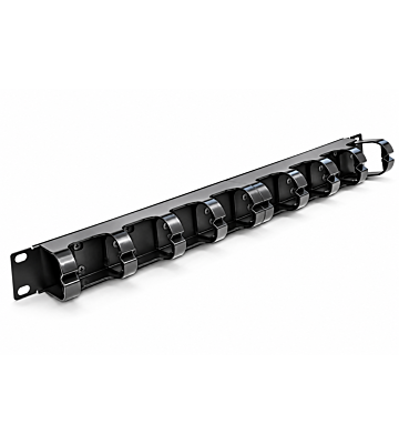 19 inch plastic kabelhouder 1U