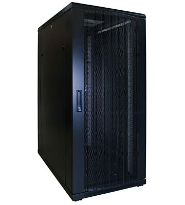 27U serverkast met geperforeerde voordeur 600x1000x1400mm