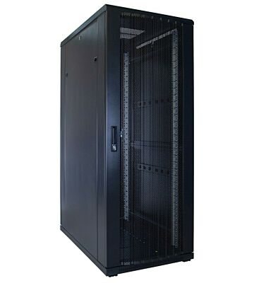 32U serverkast met geperforeerde voordeur 600x1000x1600mm