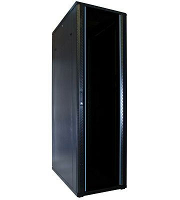 42U serverkast met glazen voordeur 600x1000x2000mm