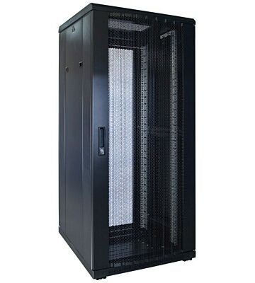 27U serverkast met geperforeerde voordeur 600x600x1400mm
