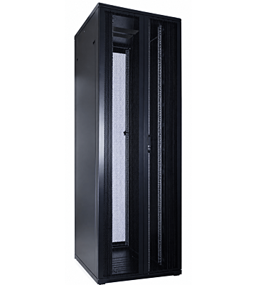 47U serverkast met dubbele geperforeerde voor- en achterdeur 600x800x2200mm (BxDxH)