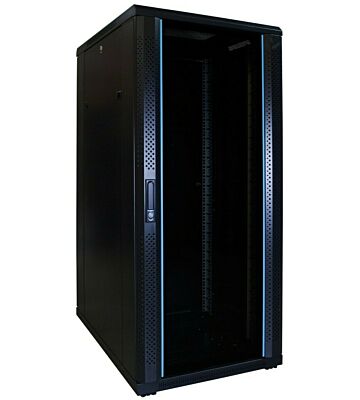 27U serverkast met glazen voordeur 600x800x1400mm