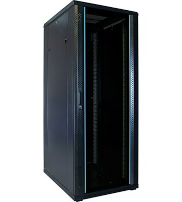 32U serverkast met glazen voordeur 600x800x1600mm