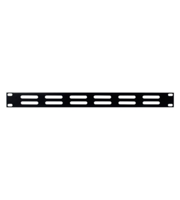 1U 19 inch ventilatiepaneel zwart