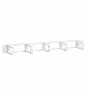 19 inch kabelhouder 1U wit