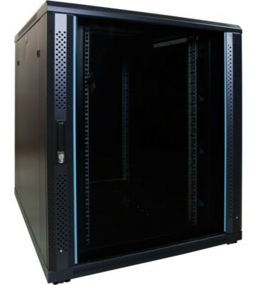 18U serverkast met glazen voordeur 800x1000x1000mm
