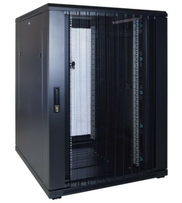 22U serverkast met geperforeerde voordeur 800x1000x1200mm