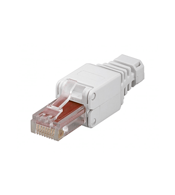 DANICOM UTP CAT6a Toolless RJ45 Connector - voor soepele en stugge kern