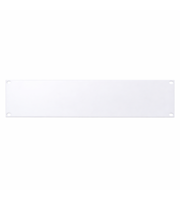2U 19 inch afdekpaneel - wit