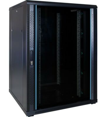 22U serverkast met glazen voordeur 800x800x1200mm