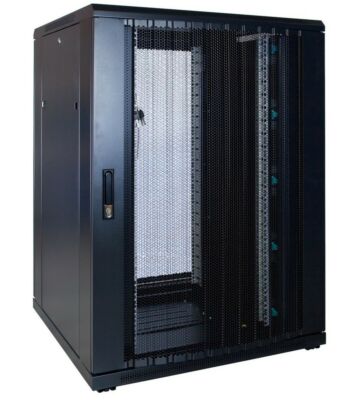 22U serverkast met geperforeerde voordeur 800x800x1200mm
