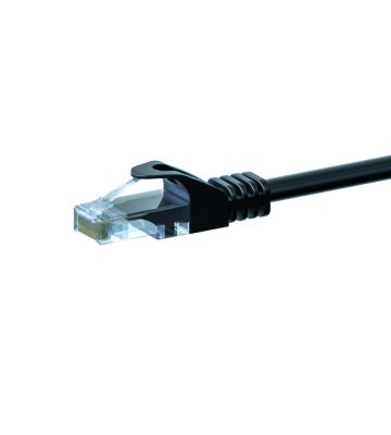 UTP CAT5e patchkabel 20m zwart - 100% koper