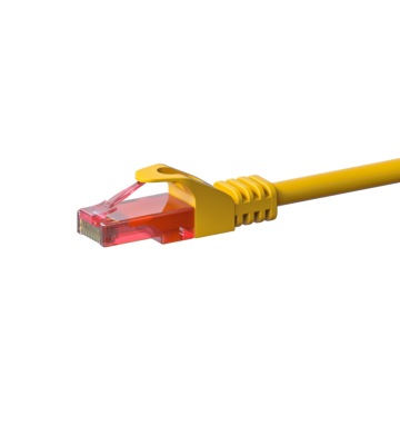 UTP CAT6 patchkabel 15m geel - 100% koper