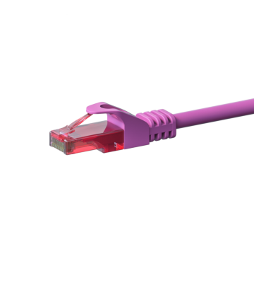 UTP CAT6 patchkabel 20m roze - 100% koper