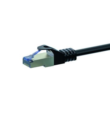 CAT6a S/FTP (PIMF) patchkabel 0,50m zwart