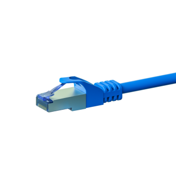 CAT6a S/FTP (PIMF) patchkabel 0,25m blauw