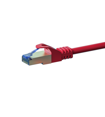 CAT6a S/FTP (PIMF) patchkabel 0,50m rood