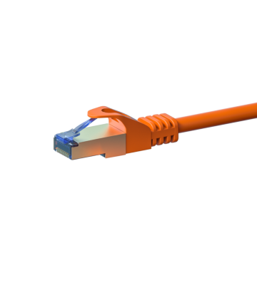 CAT6a S/FTP (PIMF) patchkabel 0,50m oranje