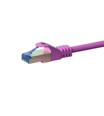 CAT6a S/FTP (PIMF) patchkabel 5m roze