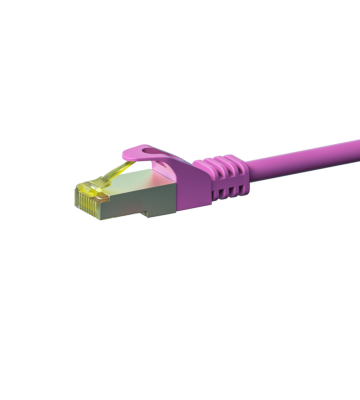 Cat7 S/FTP (PIMF) patchkabel 20m roze