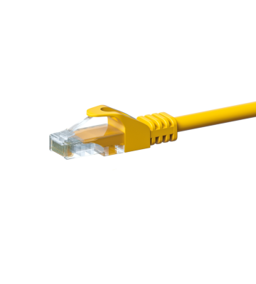 CAT5e UTP patchkabel 20m geel - CCA