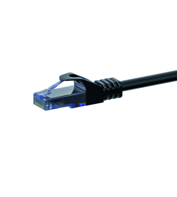 UTP CAT6a patchkabel 15m zwart - 100% koper