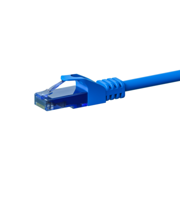 UTP CAT6a patchkabel 10m blauw - 100% koper