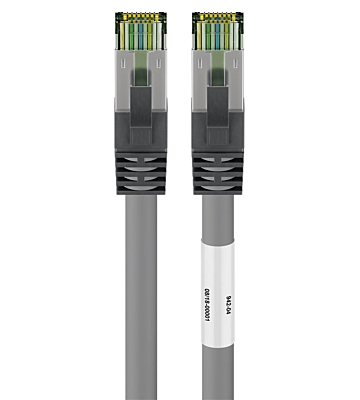 Cat8 S/FTP (PIMF) patchkabel 5m grijs