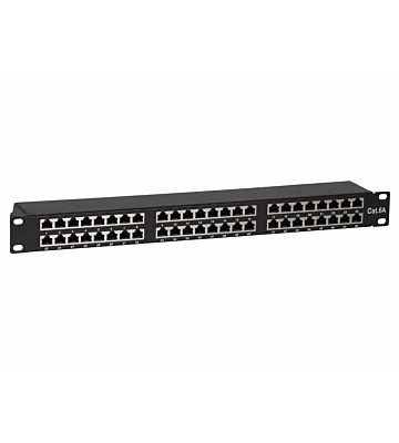CAT6a STP 48 poorts patchpaneel