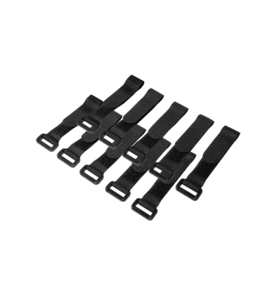 Kabelriem - zwart - 10 stuks